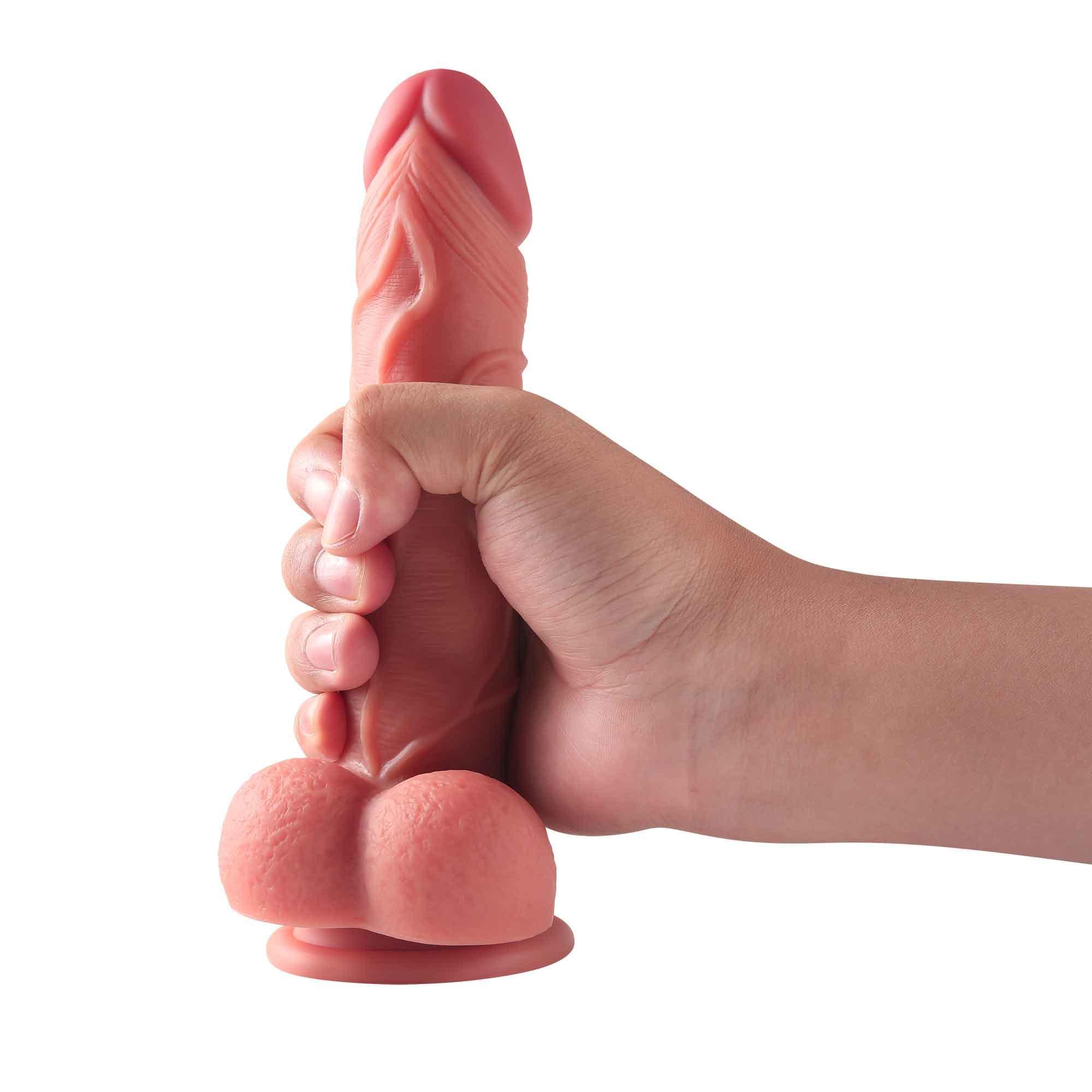 Beast- Silicone Cyberskin Dildo with Suction 5 Inch - Xoxomoving