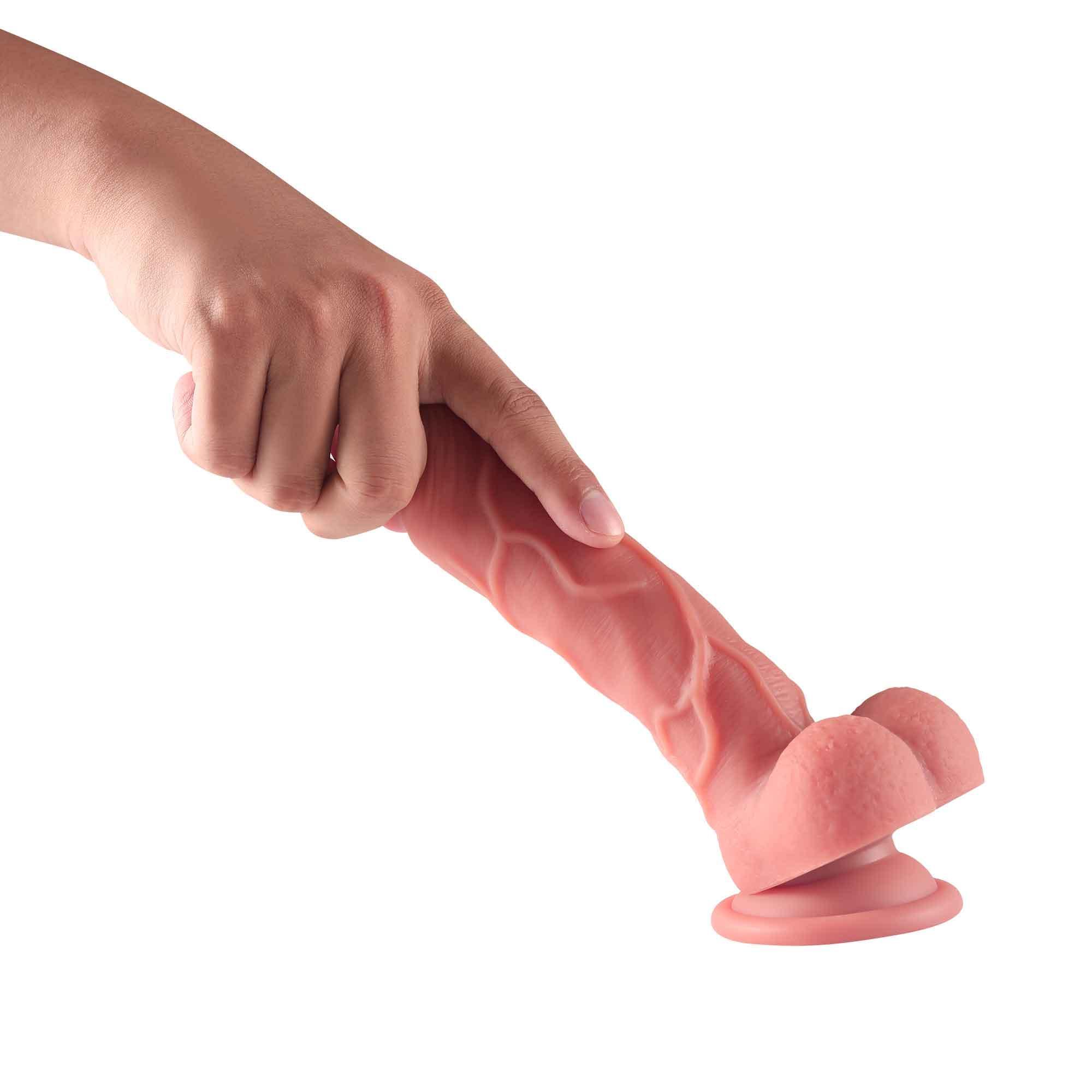 Beast- Silicone Cyberskin Dildo with Suction 5 Inch - Xoxomoving