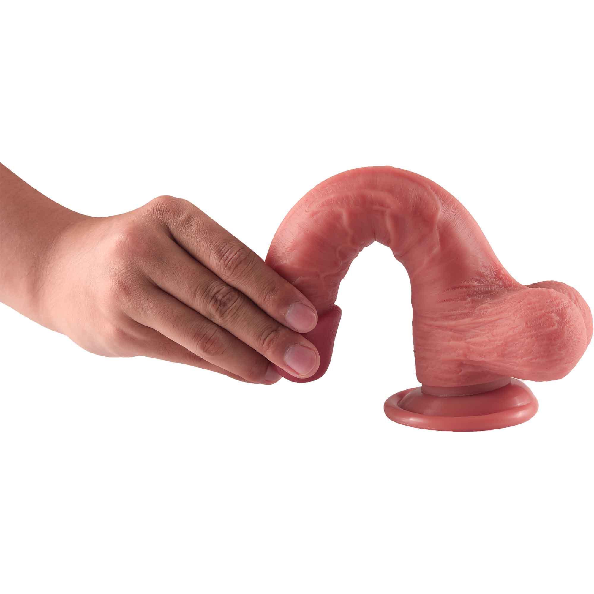 Beau - Realistic Silicone Wall Dildo 6.5 Inch - Xoxomoving