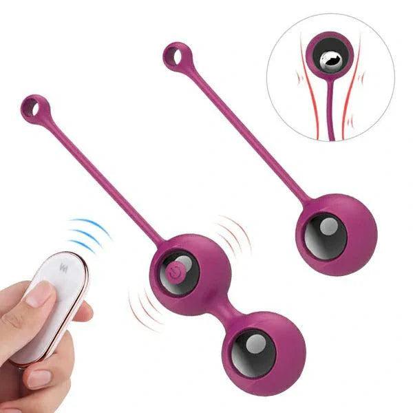 Becca - Remote Control Ben Wa & Kegel Ball Exercise Set - Xoxomoving