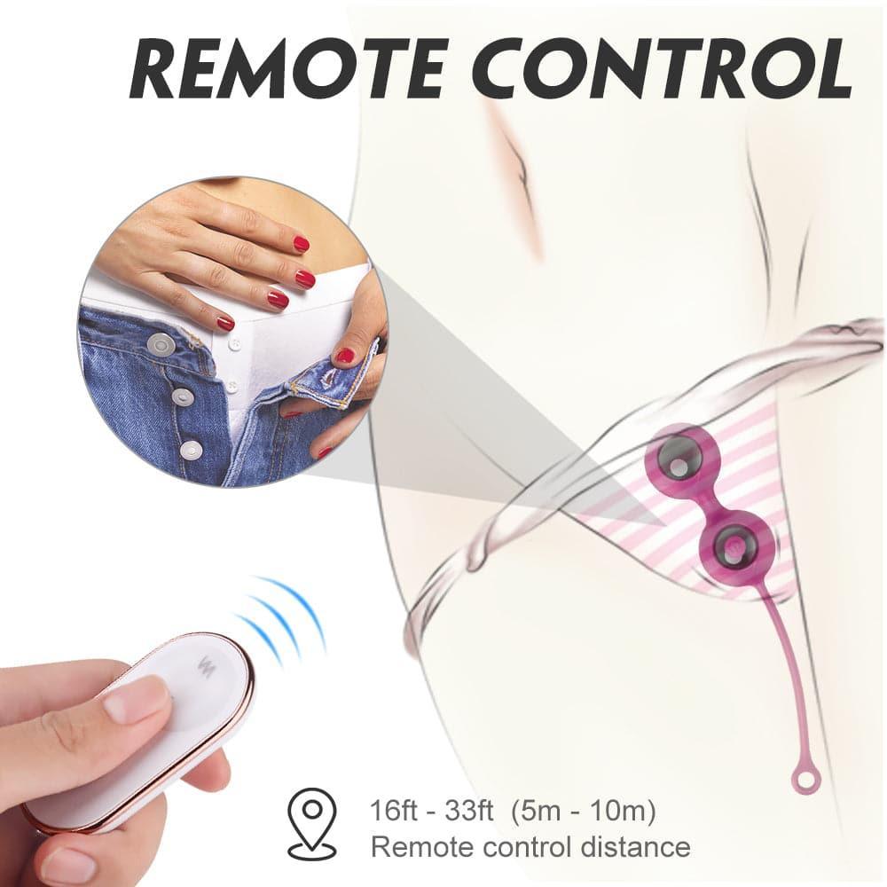 Becca - Remote Control Ben Wa & Kegel Ball Exercise Set - Xoxomoving