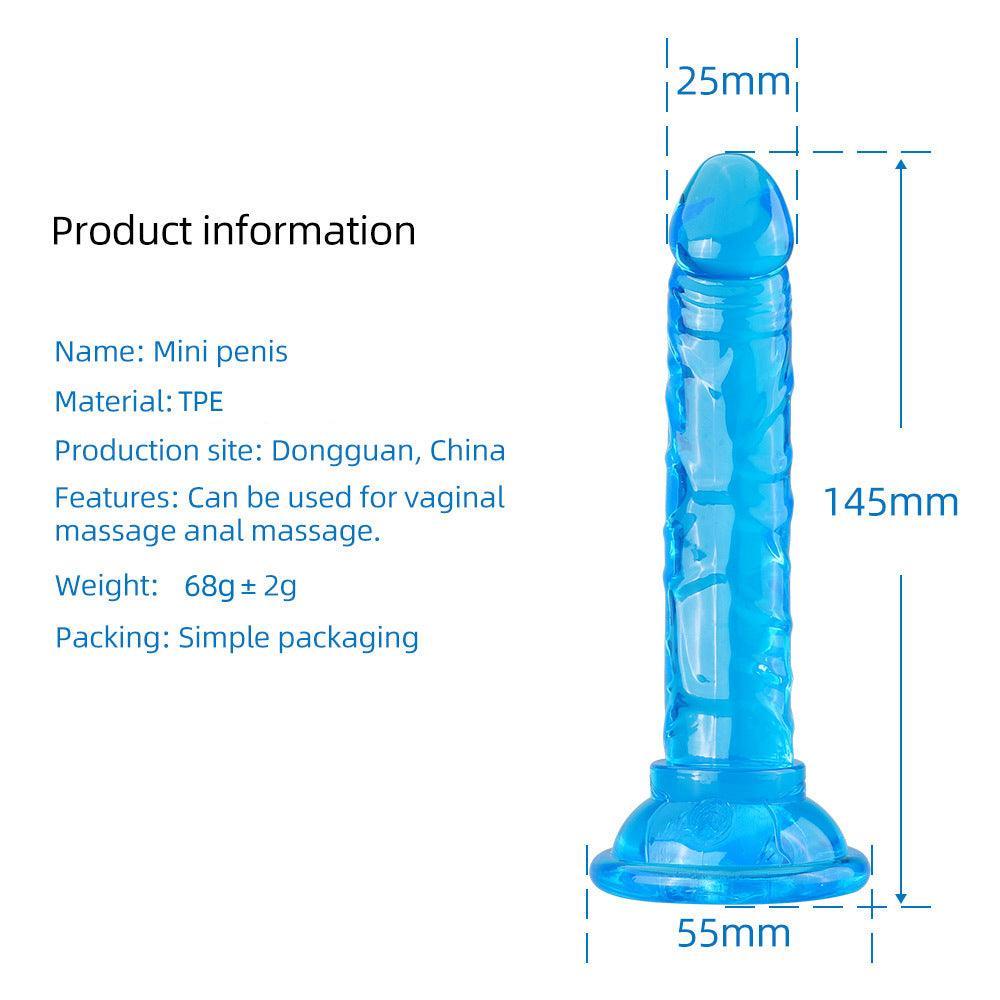 Beginner's 5.7 Inch Clear Jelly Dildo - Xoxomoving