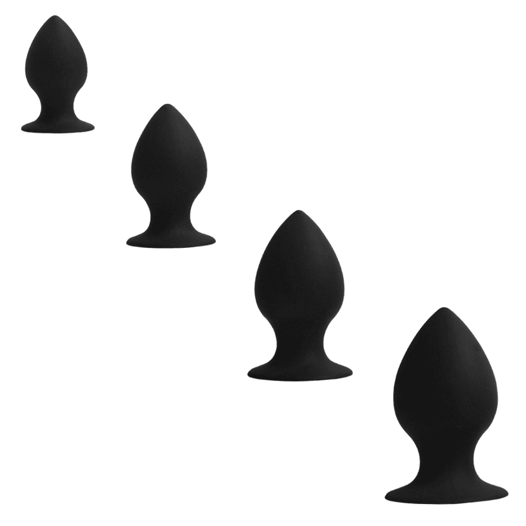 Beginner's Butt Plug Set with Suction Cup - Xoxomoving