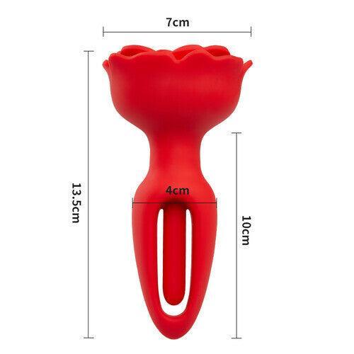 Xoxmoving 10 Flapping & Vibrating Anal Vibrator with Rugosa Base - Xoxomoving