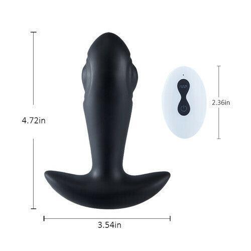 Xoxmoving 10 Tapping Modes Spiral-textured Anal Plug - Xoxomoving