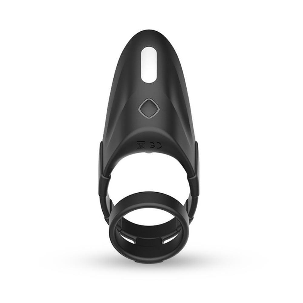 Xoxomoving 10 Vibration Modes Double Circles with Taint Teaser Penis Rings - Xoxomoving