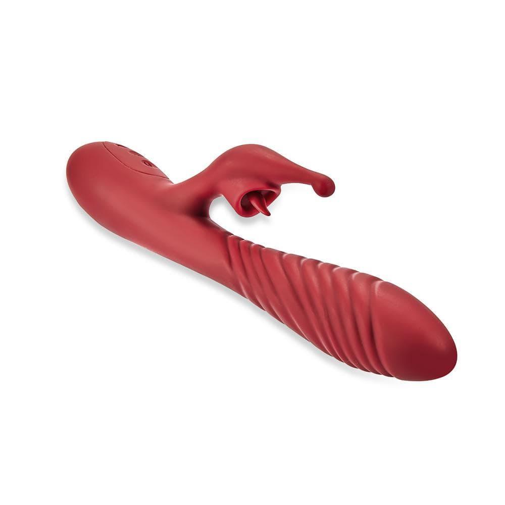 Xoxomoving 2-Motor Mini-Mouth Branch Vibration Heating Vibrator - Xoxomoving