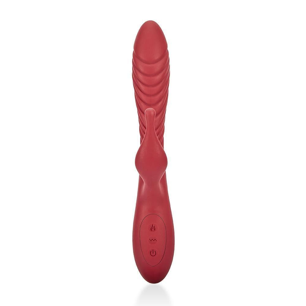 Xoxomoving 2-Motor Mini-Mouth Branch Vibration Heating Vibrator - Xoxomoving