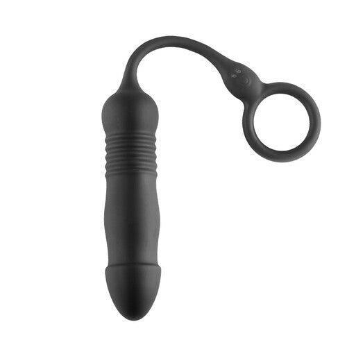 Xoxmoving 3 Vibrating Thrusting Prostate Massager with Cock Ring - Xoxomoving