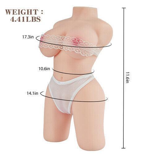 Xoxmoving 4.41Lb Lifelike E-cup Male Masturbator Mini Sex Doll - Xoxomoving