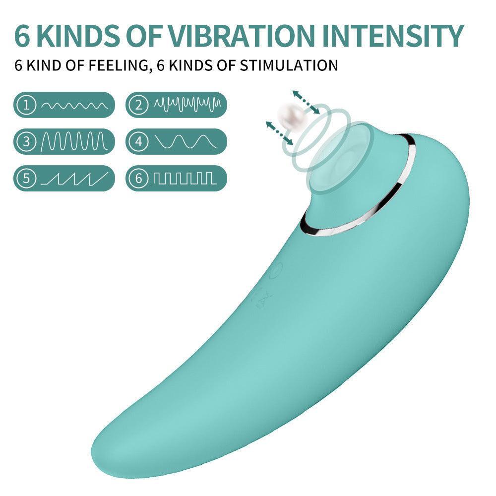 Xoxomoving 6 Suction 6 Vibration Flap Clit Stimulator - Xoxomoving