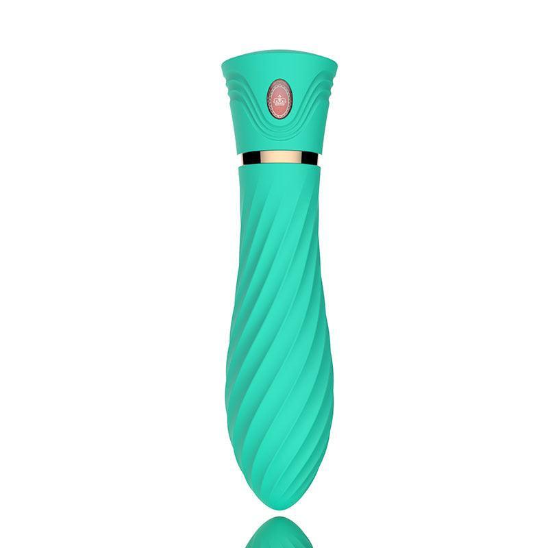 Xoxomoving 6 Vibrations Silicone Spiral Texture Bullet Vibrator - Xoxomoving