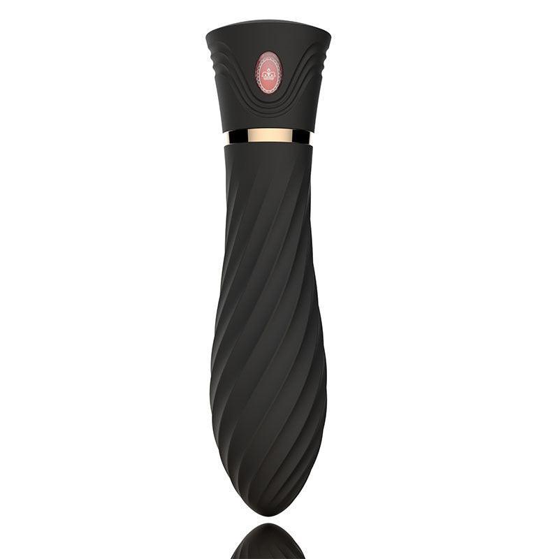 Xoxomoving 6 Vibrations Silicone Spiral Texture Bullet Vibrator - Xoxomoving