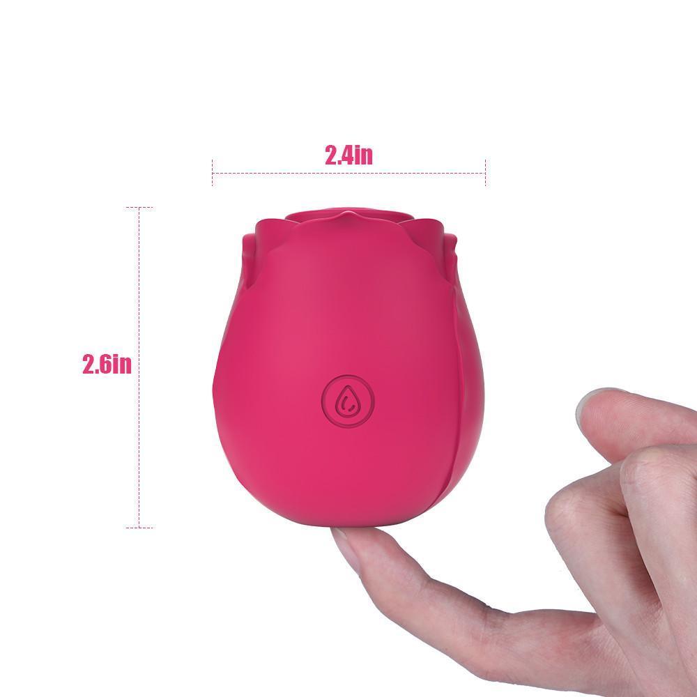 Xoxomoving 7-Frequency Suction Ruby Rose Oral Sex Clitoral Stimulator Vibrator - Xoxomoving