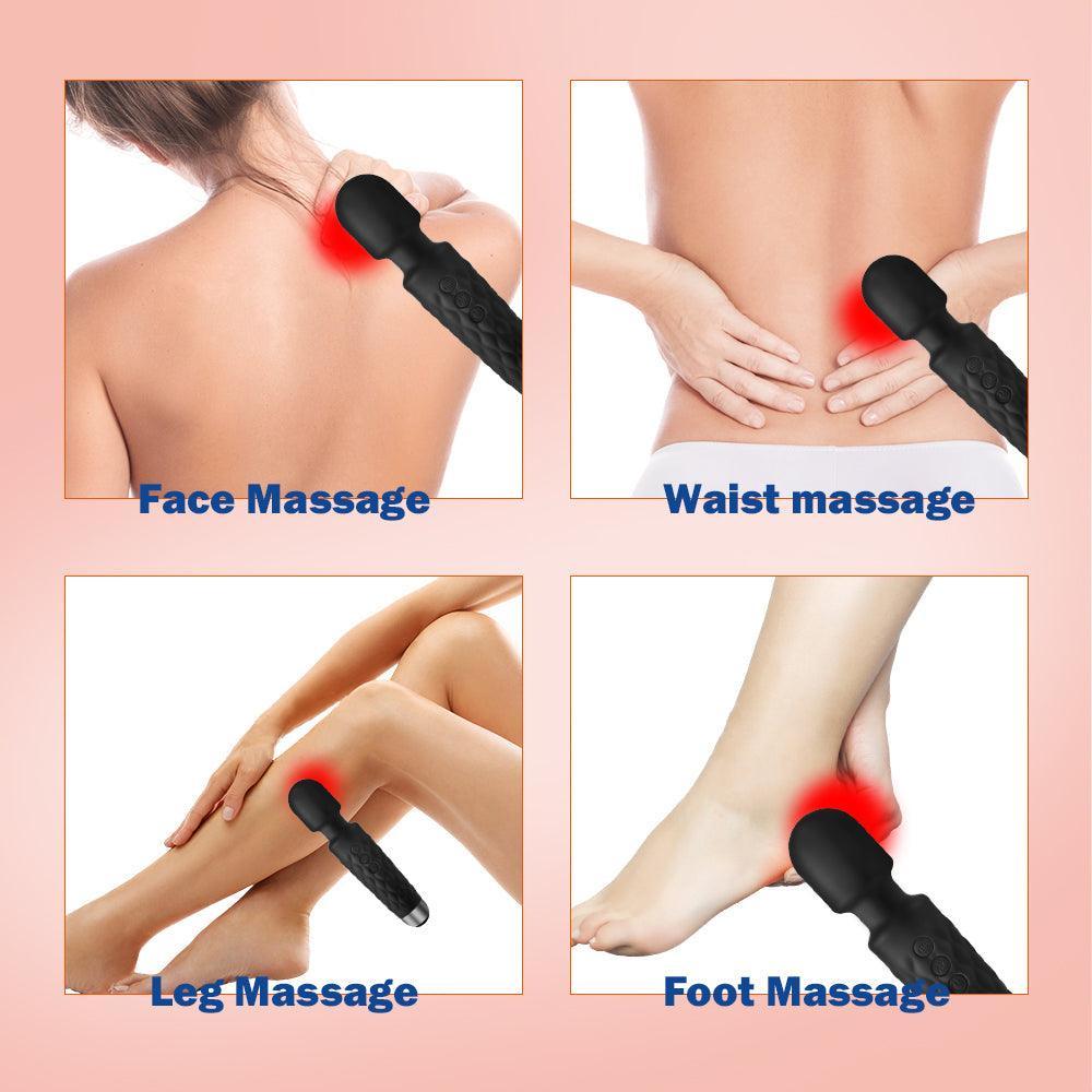 Xoxomoving 8 Speeds 20 Frequency vibrating AV Magic Wand Massager - Xoxomoving