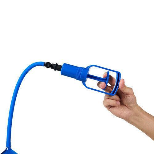 Xoxmoving Blue Penis Enlargement Pump with Trigger Blue Chamber Tight Seal - Xoxomoving