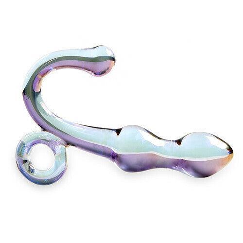 Xoxmoving Colored Glass Anal Plug 5.51 IN - Xoxomoving