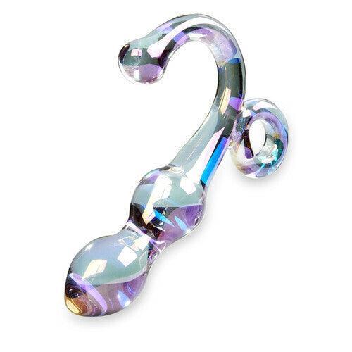 Xoxmoving Colored Glass Anal Plug 5.51 IN - Xoxomoving