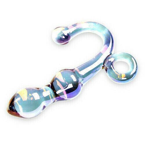 Xoxmoving Colored Glass Anal Plug 5.51 IN - Xoxomoving