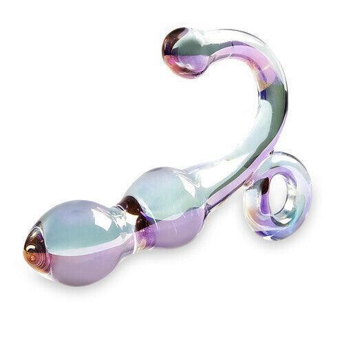 Xoxmoving Colored Glass Anal Plug 5.51 IN - Xoxomoving