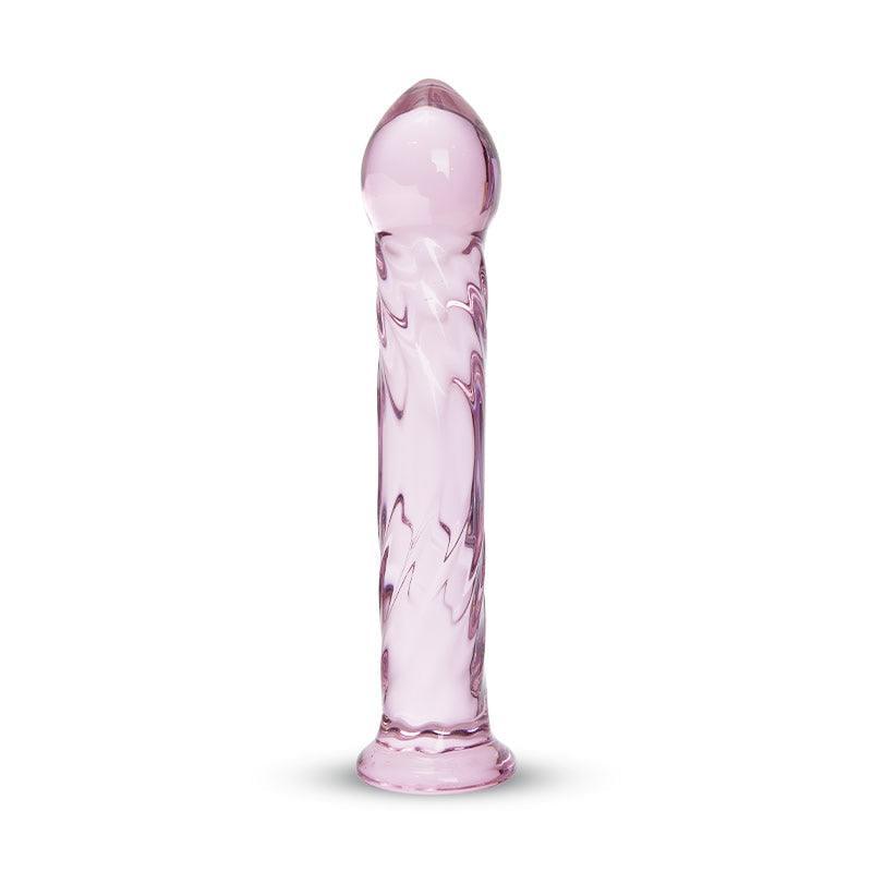 Xoxmoving Crystal Glass Butt Plug Glass Dildo 6.7 Inch - Xoxomoving