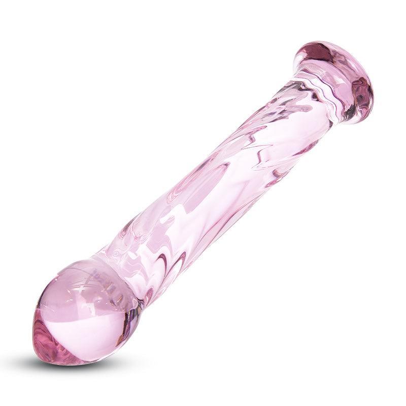 Xoxmoving Crystal Glass Butt Plug Glass Dildo 6.7 Inch - Xoxomoving