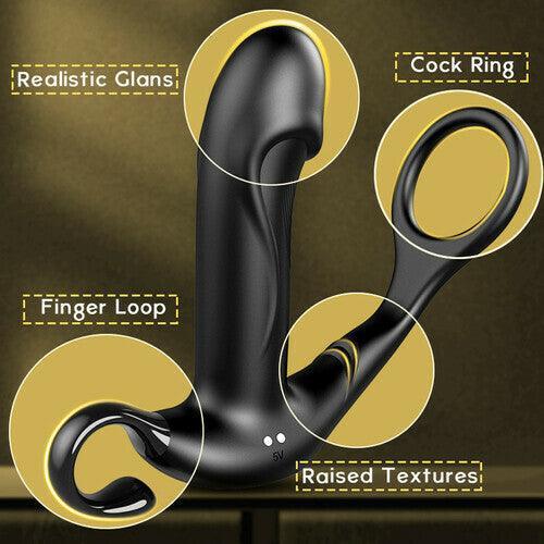 Xoxomoving Finger Loop 10 Thrusting Vibrating Prostate Massager - Xoxomoving