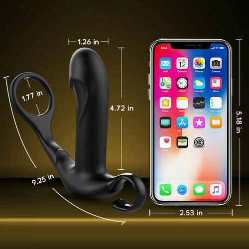 Xoxomoving Finger Loop 10 Thrusting Vibrating Prostate Massager - Xoxomoving