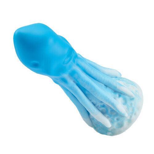 Xoxmoving Generous Size Elastic and Soft Manual Octopus Huge Rainbow Dildo 7.87 Inch - Xoxomoving