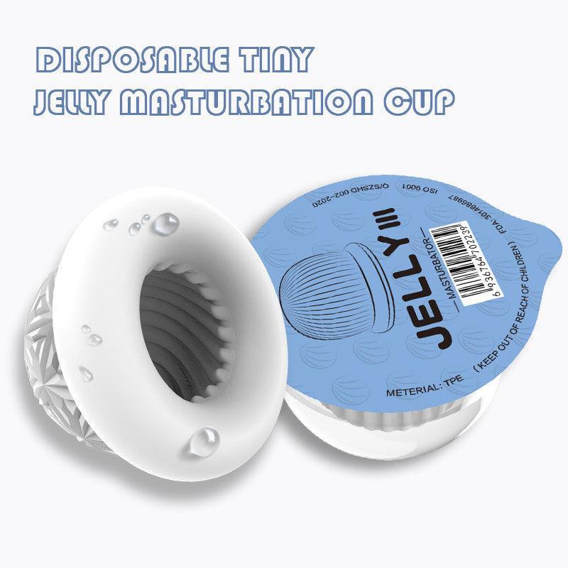 Xoxmoving Manual Erotic Jelly Masturbation Cup Disposable Stretch Male Transparent Masturbator 6 PCS - Xoxomoving