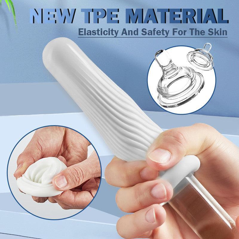 Xoxmoving Manual Erotic Jelly Masturbation Cup Disposable Stretch Male Transparent Masturbator 6 PCS - Xoxomoving