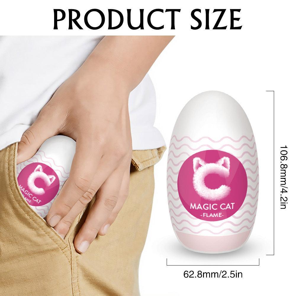 Xoxomoving Manual Ultra-Stretchy Male Masturbators Egg and Life-like Vagina Pocket Pussy 2 in 1 - Xoxomoving