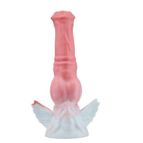 Xoxomoving Pink Angel Silicone Dildo 7.78 Inch - Xoxomoving