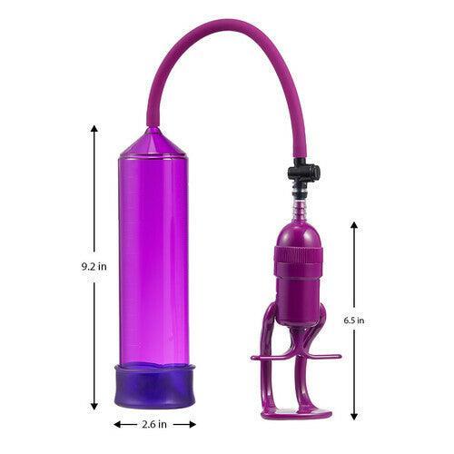 XoXomoving - Purple Penis Enlargement Pump with Trigger Purple Chamber Tight Seal - Xoxomoving