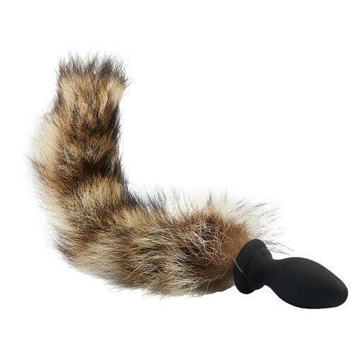 Xoxomoving Raccoon Tail 10 Vibrating Anal Vibrator - Xoxomoving