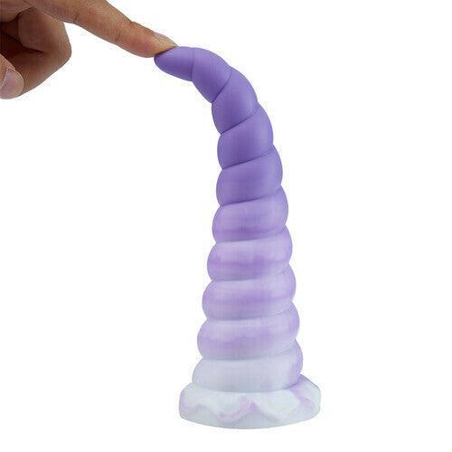 Xoxomoving Rainbow Spiral Tentacle Dildo 7.87 Inch - Xoxomoving