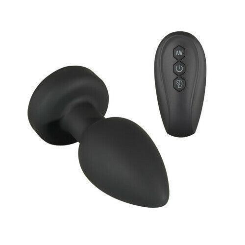 Xoxomoving Remote Control Vibrating Training Anal Plug with Flashing Light Base - Xoxomoving