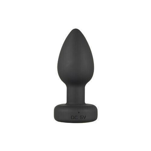 Xoxomoving Remote Control Vibrating Training Anal Plug with Flashing Light Base - Xoxomoving