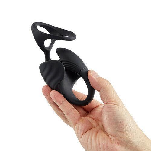 Xoxmoving - Upgraded Vibrating Cock Ring with Anal Plug - Xoxomoving