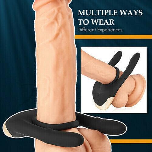 Bestvibe Electric Shock Vibrating Cock Ring - Xoxomoving