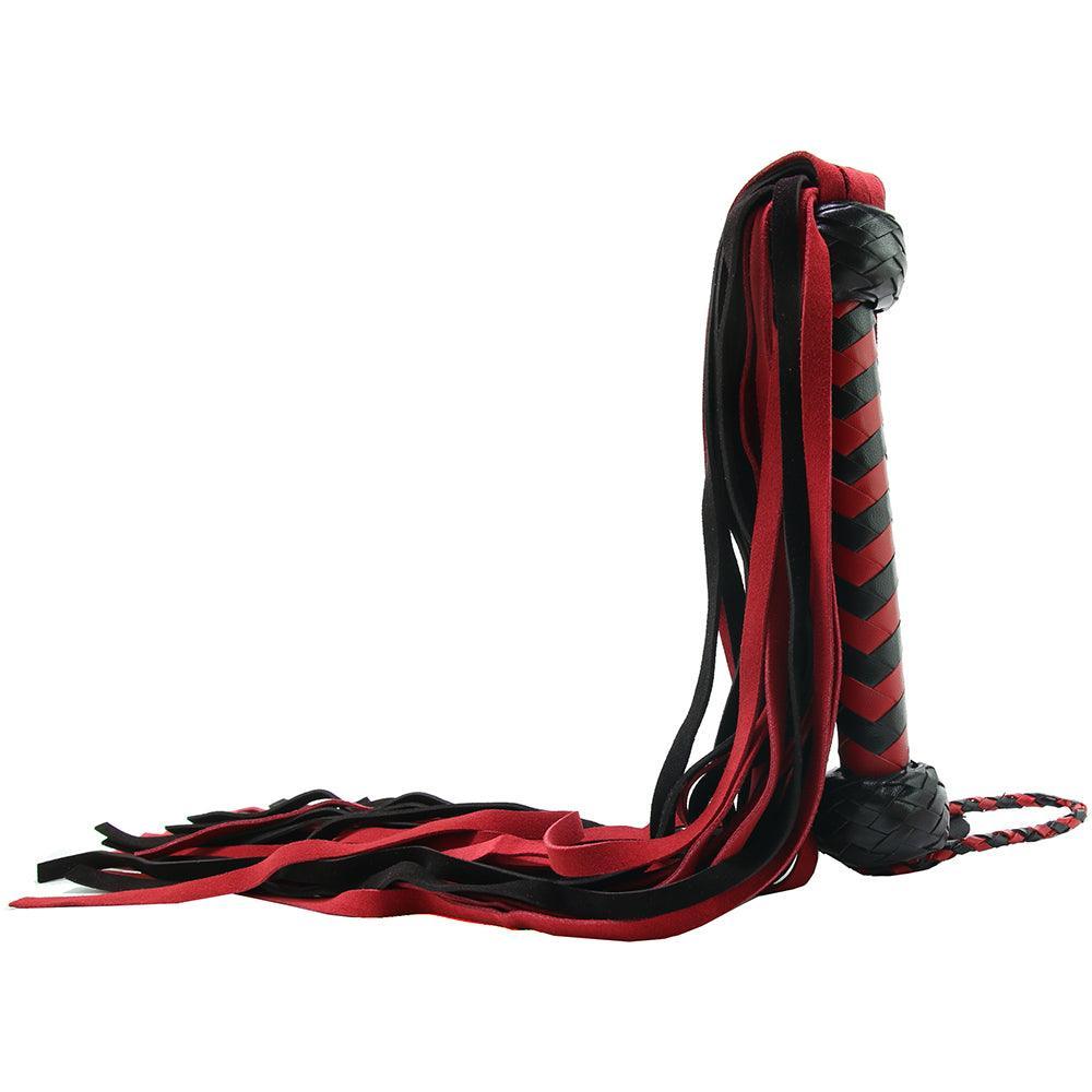 Black & Red Suede Flogger - Xoxomoving