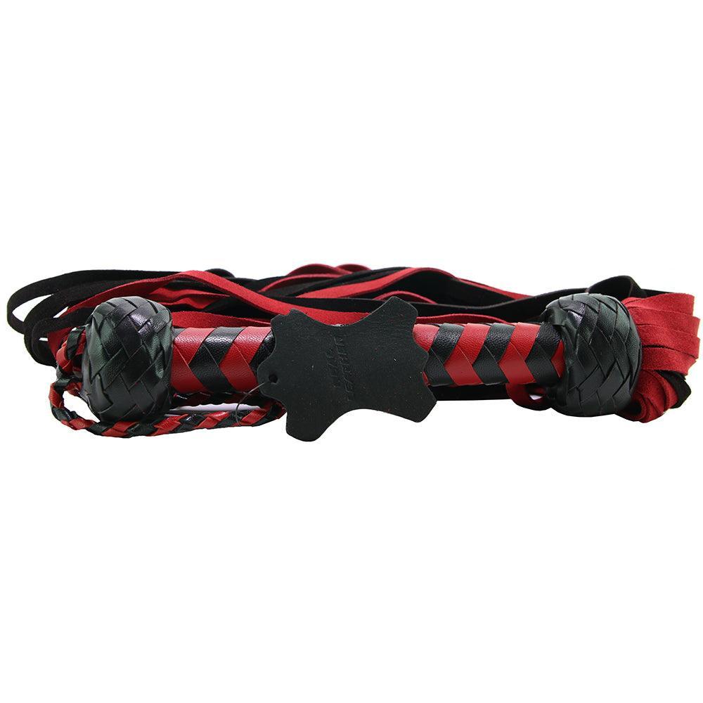 Black & Red Suede Flogger - Xoxomoving