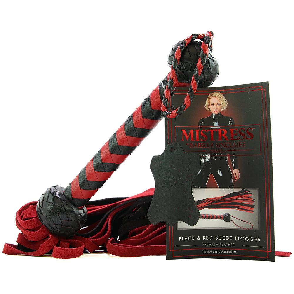 Black & Red Suede Flogger - Xoxomoving