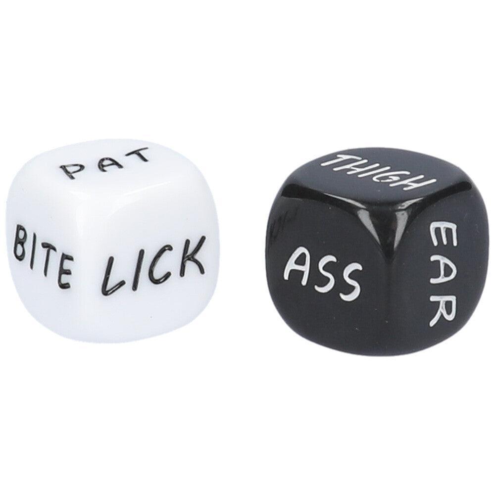 Black & White Foreplay Dice - Xoxomoving