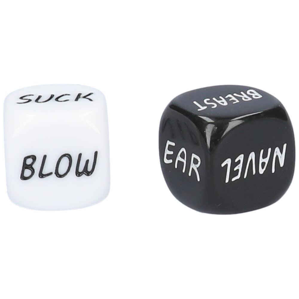 Black & White Foreplay Dice - Xoxomoving