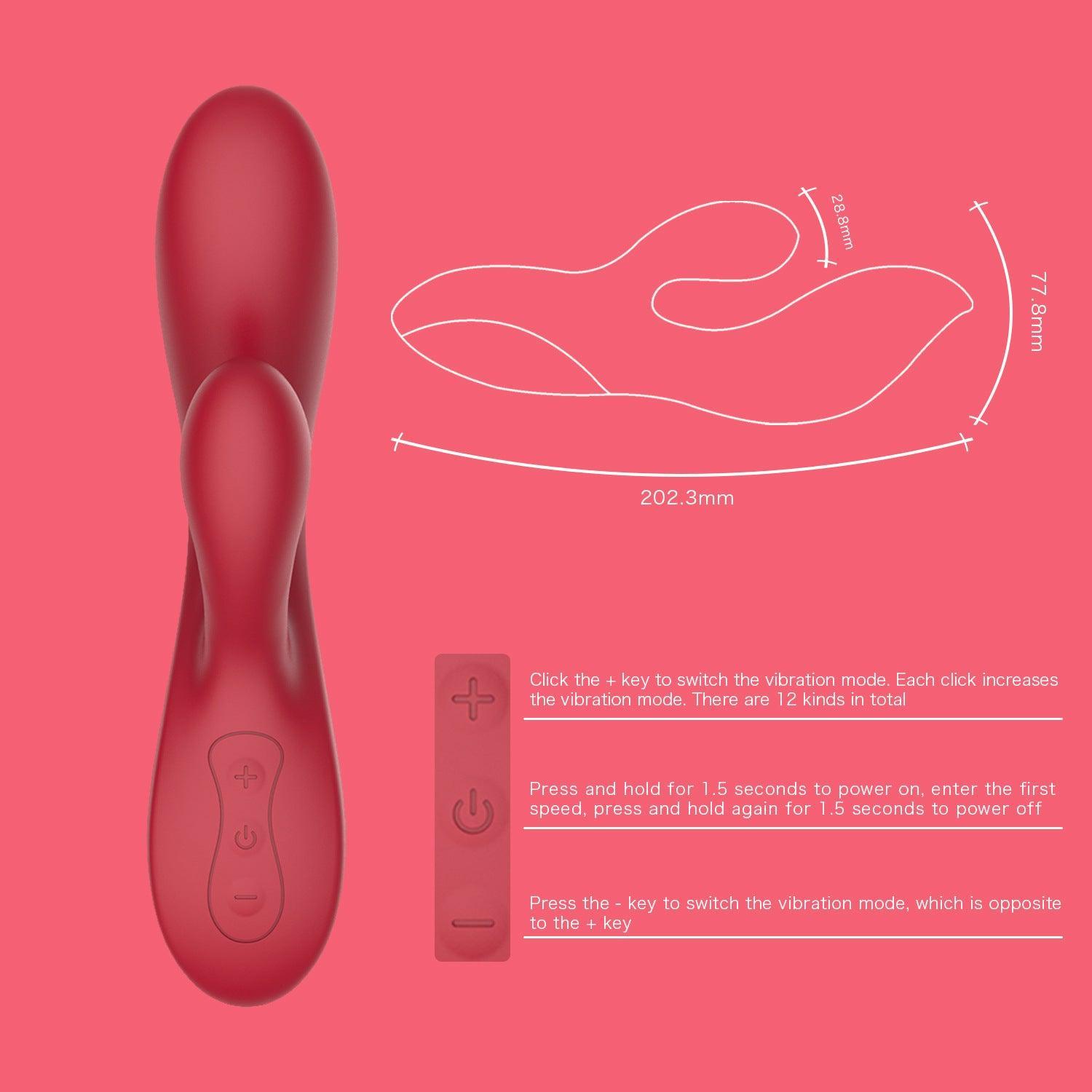 Blaze Thick G-Spot/A-Spot Dual-Action Vibrator - Xoxomoving