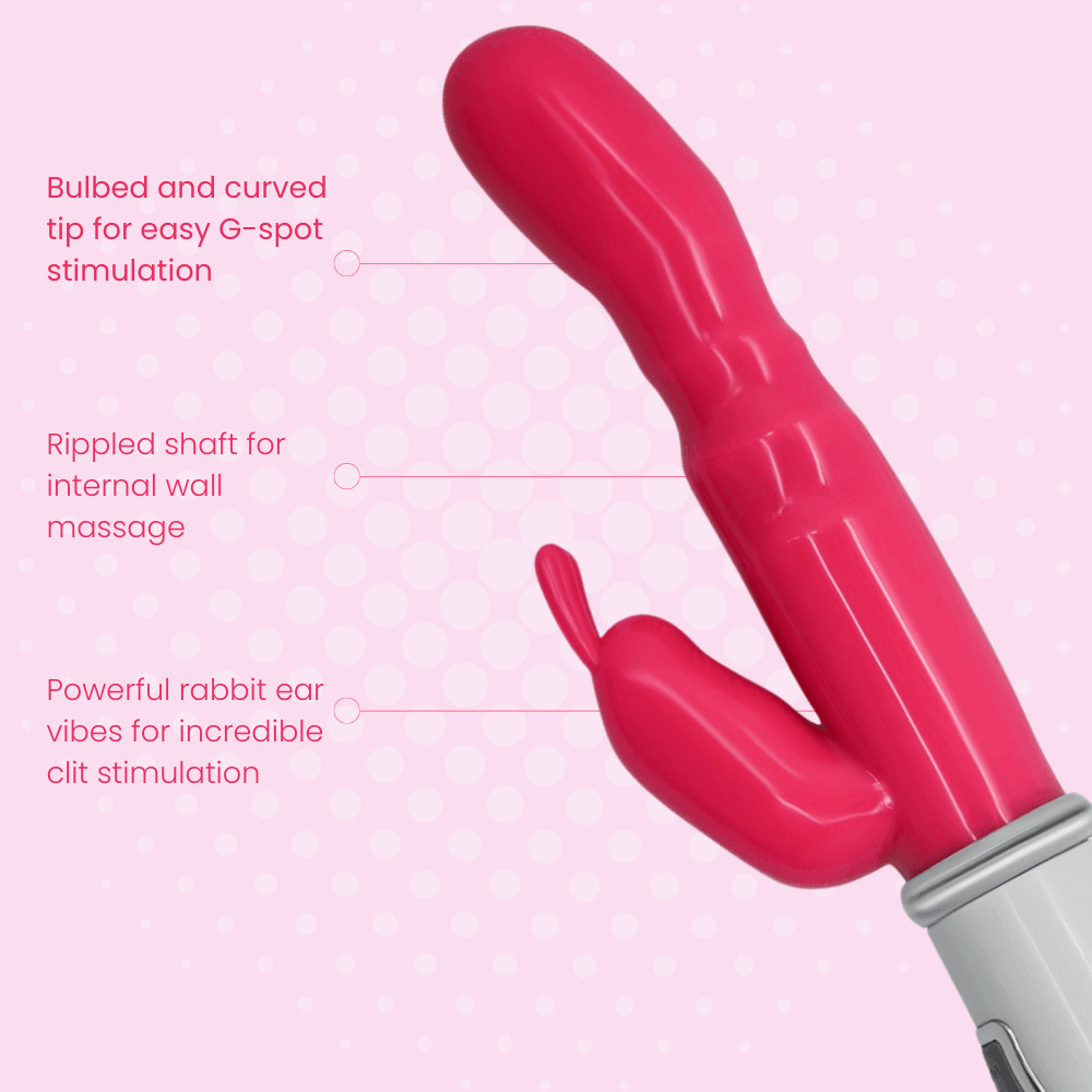 Blended Orgasms with Dual Stimulation Rabbit Vibrator - Xoxomoving