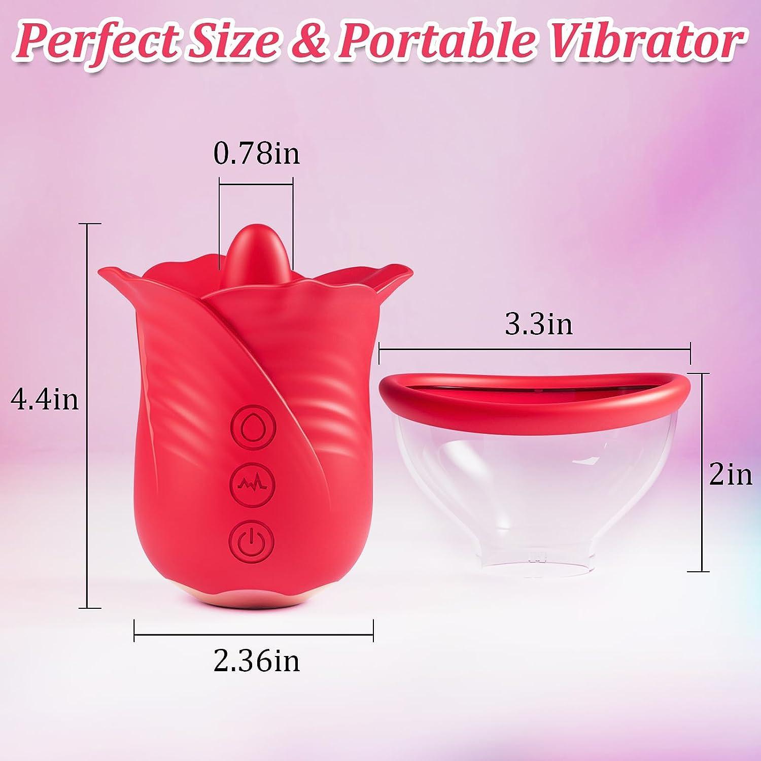 Blossom Bliss: 2-in-1 Rose Vibrator with 10 Vibration & 6 Suction Modes - Xoxomoving