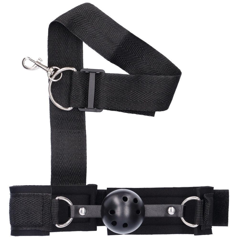 Bondage Restraints with Ball Gag and Cuffs - Xoxomoving