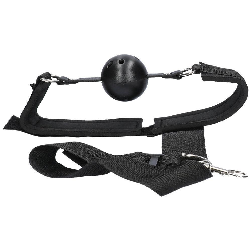 Bondage Restraints with Ball Gag and Cuffs - Xoxomoving